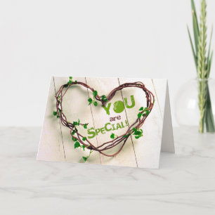 Für die Ehefrau am Valentinstag Feiertagskarte