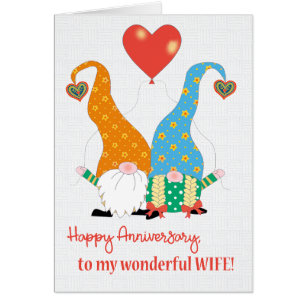 Für die Ehefrau Jahr Jahr für Jahr Jubiläum mit No