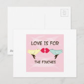 Für die Finken Postkarte (Vorne/Hinten)