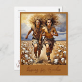 " FÜR DIE FREIHEIT " POSTKARTE (Vorne/Hinten)