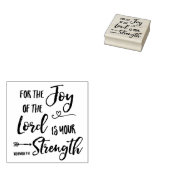 Für die Freude des Herrn, Nehemiah 8:10 Gummistempel (Stempel)