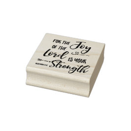 Für die Freude des Herrn, Nehemiah 8:10 Gummistempel