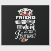 Für die Freunde, ich Liebe Sie Geschenkpapier (Flach)
