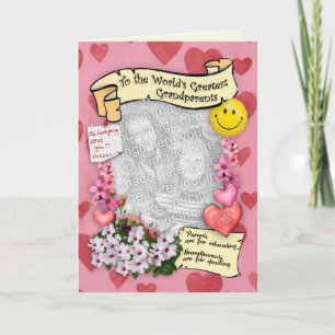 Für die größten Großeltern der Welt Karte