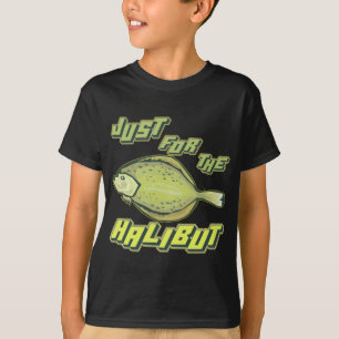 Für die Heilbutt-Fischen-T - Shirts und die
