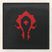 Für die Horde Glasuntersetzer (Vorderseite)