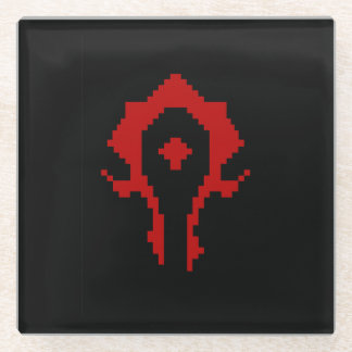 Für die Horde Glasuntersetzer