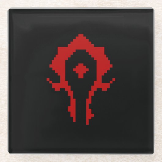 Für die Horde Glasuntersetzer (Vorderseite)