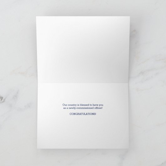 für die Inbetriebnahme des Son Military Karte (Innenseite)