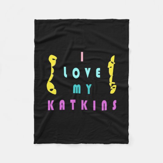 Für die Katze mit Liebe Fleecedecke (Vorderseite)