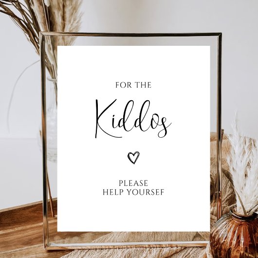 Für die Kiddos Wedding Kids Activity Box Poster