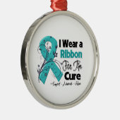 Für die Kur - Ovarialkarzinom Ornament Aus Metall (Rechts)