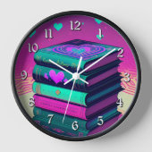 Für die Liebe der Bücher Uhr (Vorderseite)