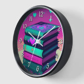 Für die Liebe der Bücher Uhr (Winkel)