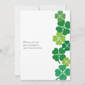 Für die Liebe der Einladung (Rückseite)