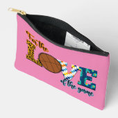 Für die Liebe der Game Basketball Mama Leopard Zubehörtasche (Offen)