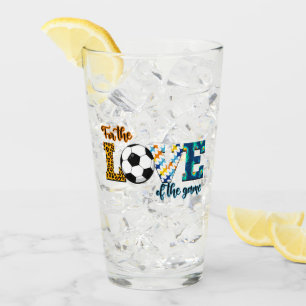 Für die Liebe der Game Soccer Mama Leopard Glas