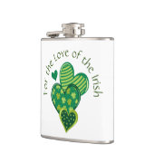 Für die Liebe der Iren Flachmann (Links)