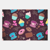 Für die Liebe der Kaffeesammlung Geschenkpapier Set (Vorderseite 2)