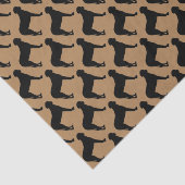 Für die Liebe der Rhodesian Ridgeback Hunde Seidenpapier (Ausschnitt)