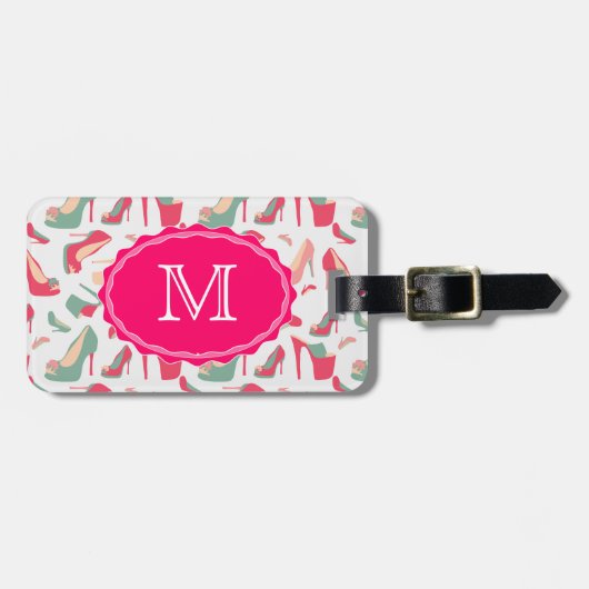 Für die Liebe der Schuhe Gepäckanhänger (Vorderseite horizontal)