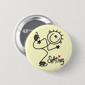 Für die Liebe der Skaten-T-Shirts und der Button (Vorne & Hinten)