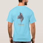 Für die Liebe der Sphynxjacke T-Shirt (Rückseite)