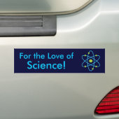 Für die Liebe der Wissenschaft Atom Autoaufkleber (Auf Auto)
