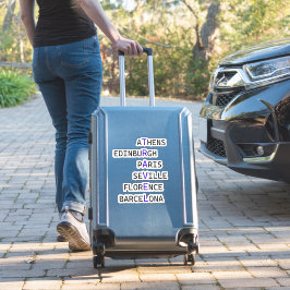 Für die Liebe des europäischen Reisens Aufkleber