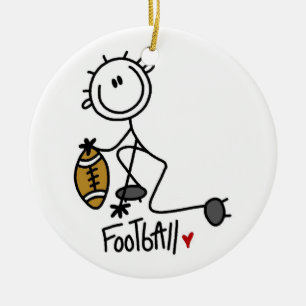 Für die Liebe des Fußballs Keramik Ornament