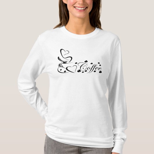Für die Liebe des Kaffee-Koffein-Süchtigen T-Shirt (Vorderseite)