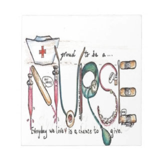 FÜR DIE LIEBE DES NURSING NOTIZBLOCK