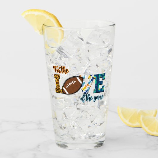 Für die Liebe des Spielfußball-Mama Leopard Glas (Vorderseite Ice)