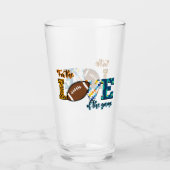 Für die Liebe des Spielfußball-Mama Leopard Glas (Vorderseite)