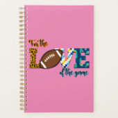 Für die Liebe des Spielfußball-Mama Leopard Planer (Vorderseite)