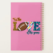 Für die Liebe des Spielfußball-Mama Leopard Planer (Rückseite)