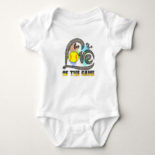 Für die Liebe des Spiels Softball, Softball-Gesch Baby Strampler