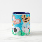 Für die Liebe des Sports - Kinderkunst für CHOC Tasse (Zentrum)
