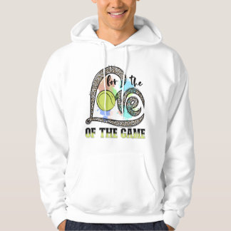 Für die Liebe des Tennisspiels gibt es ein Tennisg Hoodie