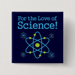 Für die Liebe des Wissenschafts-Atoms Button