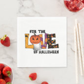 Für die Liebe Halloween Serviette (Beispiel)