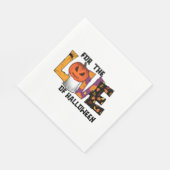 Für die Liebe Halloween Serviette (Ecke)