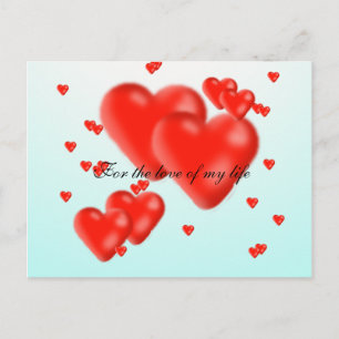 Für die Liebe meines Lebens Postkarte