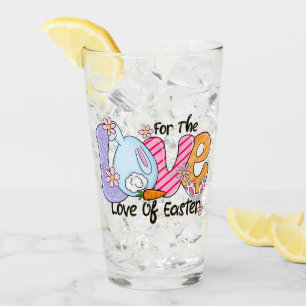 Für die Liebe Ostern - Niedliche Bunny & Eggs Glas
