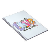 Für die Liebe Ostern - Niedliche Bunny & Eggs Notizblock (Rechte Seite)