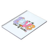 Für die Liebe Ostern - Niedliche Bunny & Eggs Notizblock (Linke Seite)