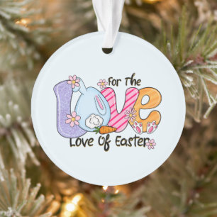 Für die Liebe Ostern - Niedliche Bunny & Eggs Ornament