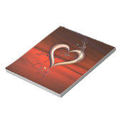 Für die Liebe Rot Notizblock (Rotiert)