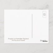 Für die Liebe von Aussie! Postkarte (Rückseite)