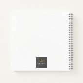 "Für die Liebe von Bienen" Herzdesign Notizblock (Rückseite)